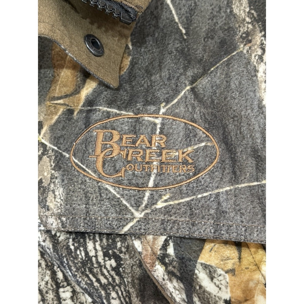 Bear Creek Outfitters Mossy Oak Camouflage Coat Jacket Mens Size 2XL Full Zipper - Picture 5 of 16